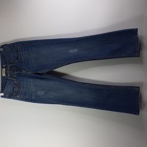 anchorblue Skinny Boot Lilac Distressed Button Back Pockets  Size 0S S#100433470